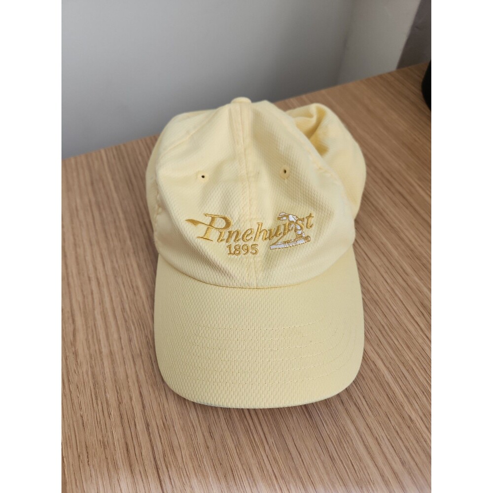 Pinehurst 1895 Yellow Adjustable Hat Cap - image 1
